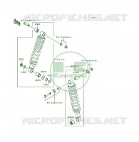 AMORTISSEUR pour Kawasaki KSF250 1999