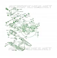 BRAS OSCILLANT pour Kawasaki KSF250 1999