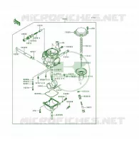 CARBURATEUR pour Kawasaki KSF250 1999