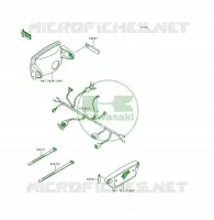 CHASSIS EQUIPMENT ELECTRIQUE pour Kawasaki KSF250 1999