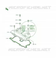 COUVRE CULASSE pour Kawasaki KSF250 1999