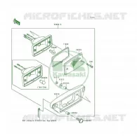 FEUX ARRI&Egrave;RE(S) pour Kawasaki KSF250 1999