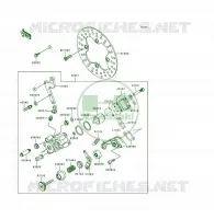 FREIN ARRIERE pour Kawasaki KSF250 1999