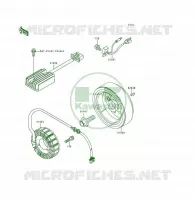 G&Eacute;N&Eacute;RATEUR pour Kawasaki KSF250 1999
