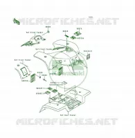LABEL pour Kawasaki KSF250 1999