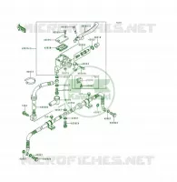 MAITRE CYLINDRE AV pour Kawasaki KSF250 1999