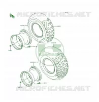 PNEUS pour Kawasaki KSF250 1999
