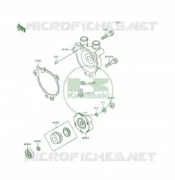 POMPE &Agrave; EAU pour Kawasaki KSF250 1999