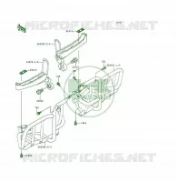 REPOSE PIED pour Kawasaki KSF250 1999