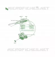 STICKER pour Kawasaki KSF250 1999
