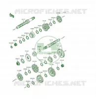 TRANSMISSION( SF250AE026491) pour Kawasaki KSF250 1999