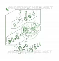 VILEBREQUIN pour Kawasaki KSF250 1999