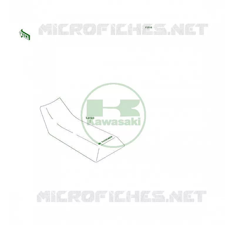 SELLE Kawasaki QUAD 250 2004 KFX250  KSF250-A18