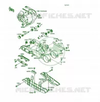 BRAS OSCILLANT pour Kawasaki KSF250 1989