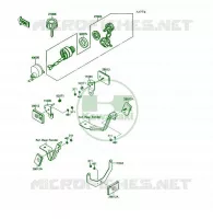 CONTACTEUR pour Kawasaki KSF250 1989