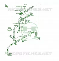 MAITRE CYLINDRE AV pour Kawasaki KSF250 1989