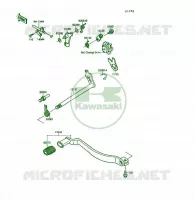 SELECTEUR pour Kawasaki KSF250 1989