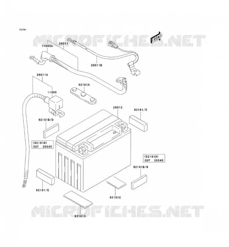 BATTERIE Kawasaki QUAD 400 2003 KFX400  KSF400-A1