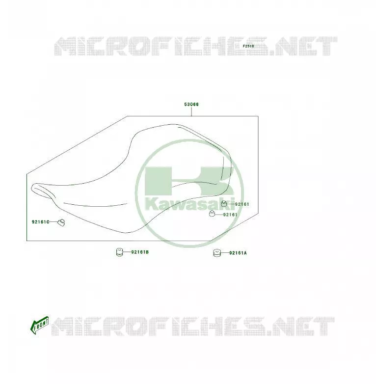 SELLE Kawasaki QUAD 400 2006 KFX400  KSF400A6F