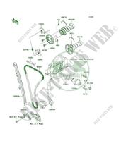 ARBRE A CAME/TENDEUR pour Kawasaki KFX450R 2012