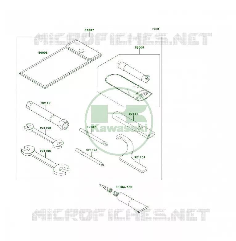 OUTIL UTILISATEUR Kawasaki QUAD 450 2013 KFX450R  KSF450BDF