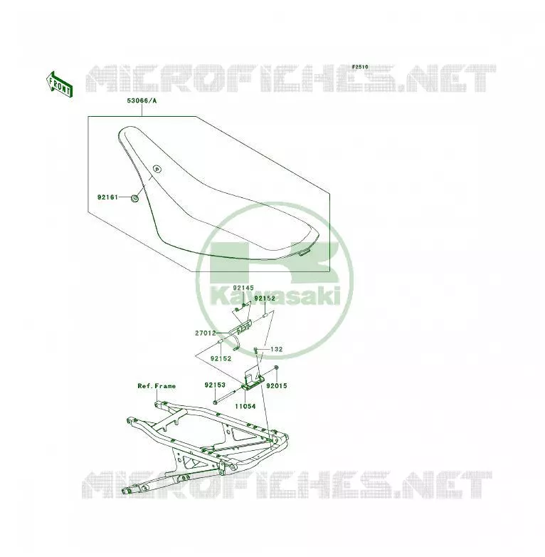 SELLE Kawasaki QUAD 450 2013 KFX450R  KSF450BDF