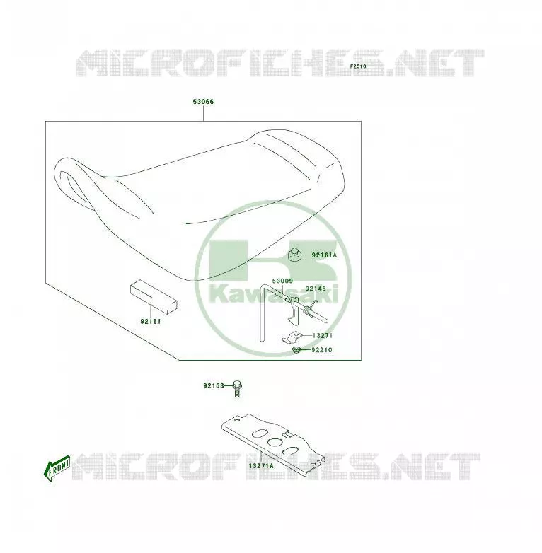 SELLE Kawasaki QUAD 50 2005 KFX50  KSF50-A3