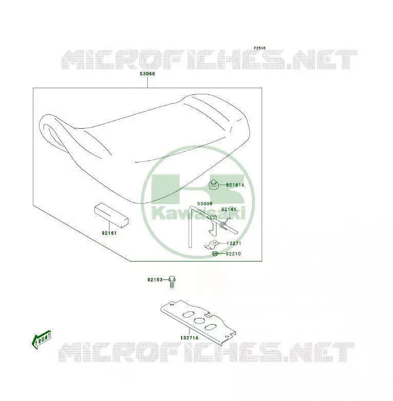 SELLE Kawasaki QUAD 50 2006 KFX50  KSF50A6F