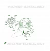FOURCHETTE/BARRILLET DE SELECTION pour Kawasaki KFX50 2008
