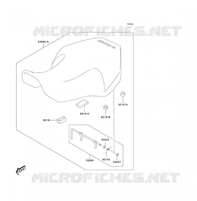 SELLE Kawasaki QUAD 80 2006 KFX80  KSF80A6F