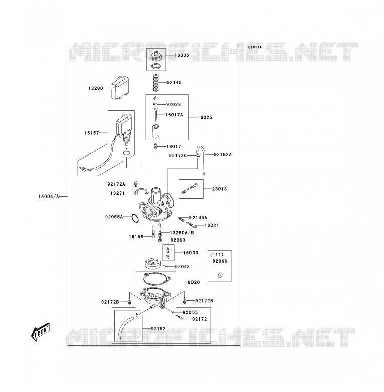 CARBURATEUR Kawasaki QUAD 90 2009 KFX90  KSF90A9S