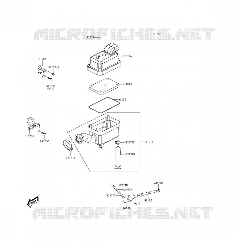 FILTRE A AIR Kawasaki QUAD 90 2013 KFX90  KSF90ADF