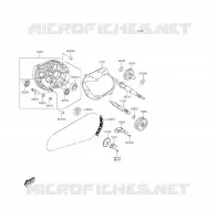 FOURCHETTE/BARRILLET DE SELECTION pour Kawasaki KFX90 2014