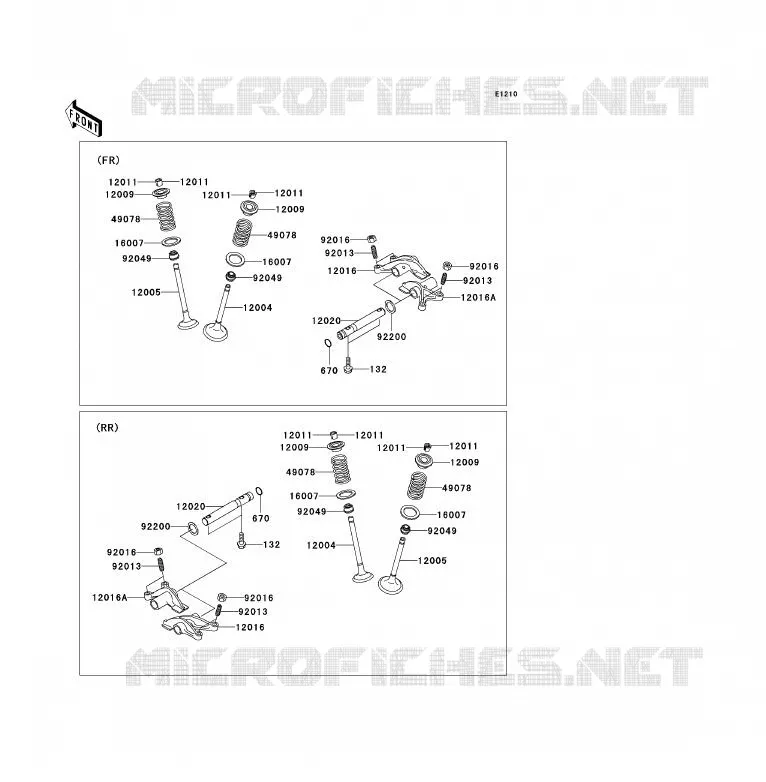 SOUPAPE Kawasaki QUAD 700 2004 KFX700  KSV700-A1