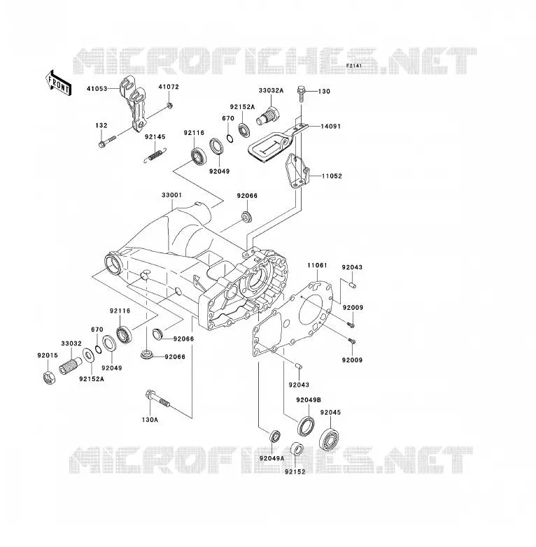 BRAS OSCILLANT Kawasaki QUAD 700 2004 KFX700  KSV700-A1