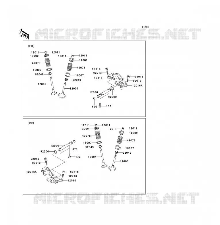SOUPAPE Kawasaki QUAD 700 2004 KFX700  KSV700-A1
