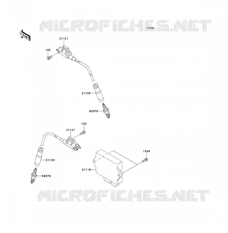 SYSTEME D&acute;ALLUMAGE Kawasaki QUAD 700 2004 KFX700  KSV700-A1