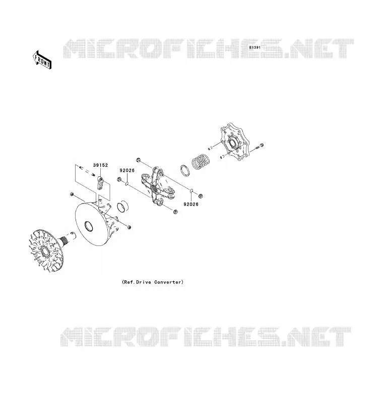 PIECE EN OPTION Kawasaki QUAD 700 2005 KFX700  KSV700-A2
