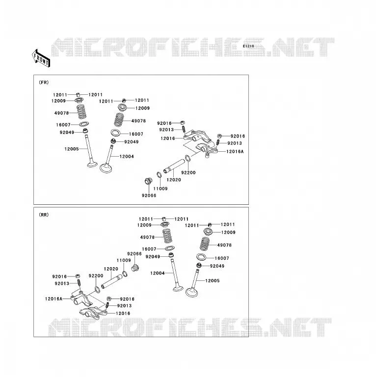 SOUPAPE Kawasaki QUAD 700 2006 KFX700  KSV700A6F