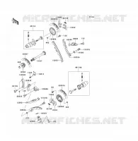 ARBRE A CAME/TENDEUR pour Kawasaki KFX700 2005