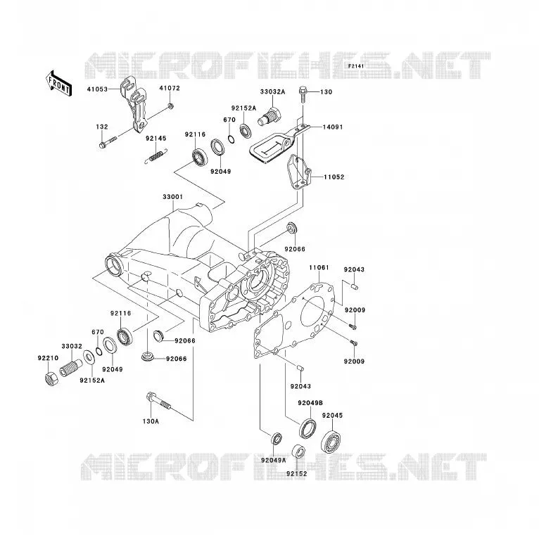 BRAS OSCILLANT Kawasaki QUAD 700 2007 KFX700  KSV700B7F
