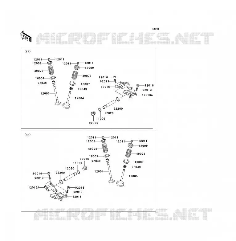 SOUPAPE Kawasaki QUAD 700 2007 KFX700  KSV700B7F