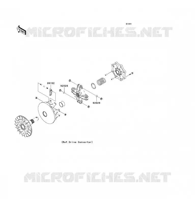 PIECE EN OPTION Kawasaki QUAD 700 2006 KFX700  KSV700C6F