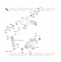 BRAS OSCILLANT pour Kawasaki KVF300 2001