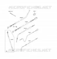 CABLES pour Kawasaki KVF300 2001