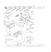 CHASSIS EQUIPMENT ELECTRIQUE pour Kawasaki KVF300 2001