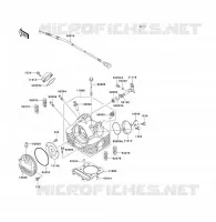 CULASSE pour Kawasaki KVF300 2001