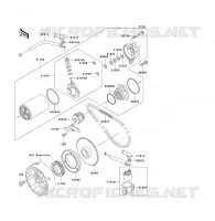 D&Eacute;MARREUR pour Kawasaki KVF300 2001