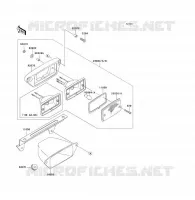 FEUX ARRI&Egrave;RE(S) pour Kawasaki KVF300 2001