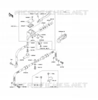 MAITRE CYLINDRE AV pour Kawasaki KVF300 2001